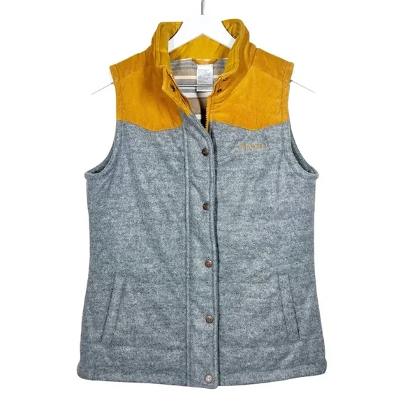 Cinch Gray & Tan Wool-Blend Western Vest - Picture 2 of 11